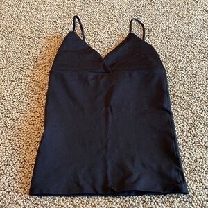 BCBGMaxAzaria Black Adjustable Strap Tank Top, Size XS/S, in Like New Condition